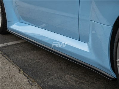 RW Carbon BMW G87 M2 RWS Dry Carbon Fiber Side Skirt Extensions bmwg8709
