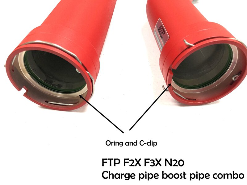 FTP F2X F3X N20 charge pipe Combination packages RED style – image 2