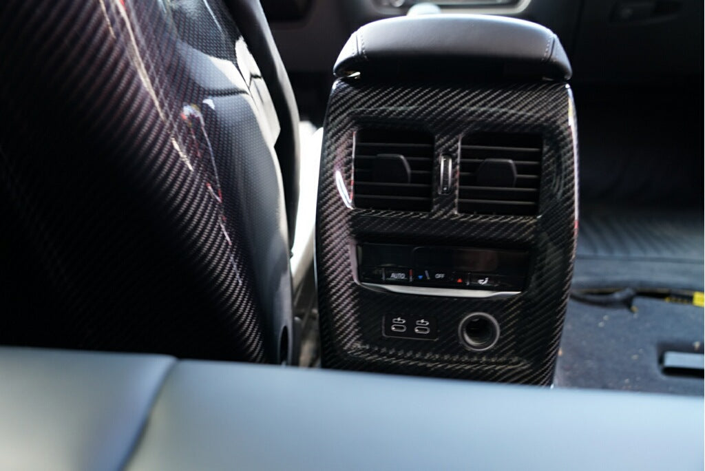 Dinmann G8X M3 & M4 - Carbon Fiber Center Console TOP back covers 2 PCS – image 2
