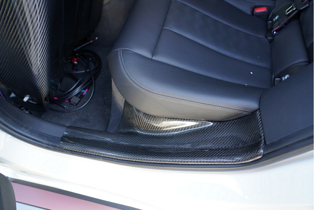 Dinmann G80 M3 - Front and Rear Doors Inside Wall FLoor Trim 4 PC carbon fiber replacements – image 9