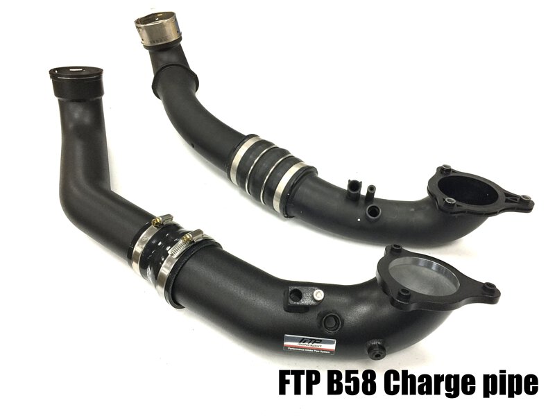 FTP BMW F30 F20 B58 3.0T charge pipe V2 ( G-series also) RED color B58 Gen1 – image 3