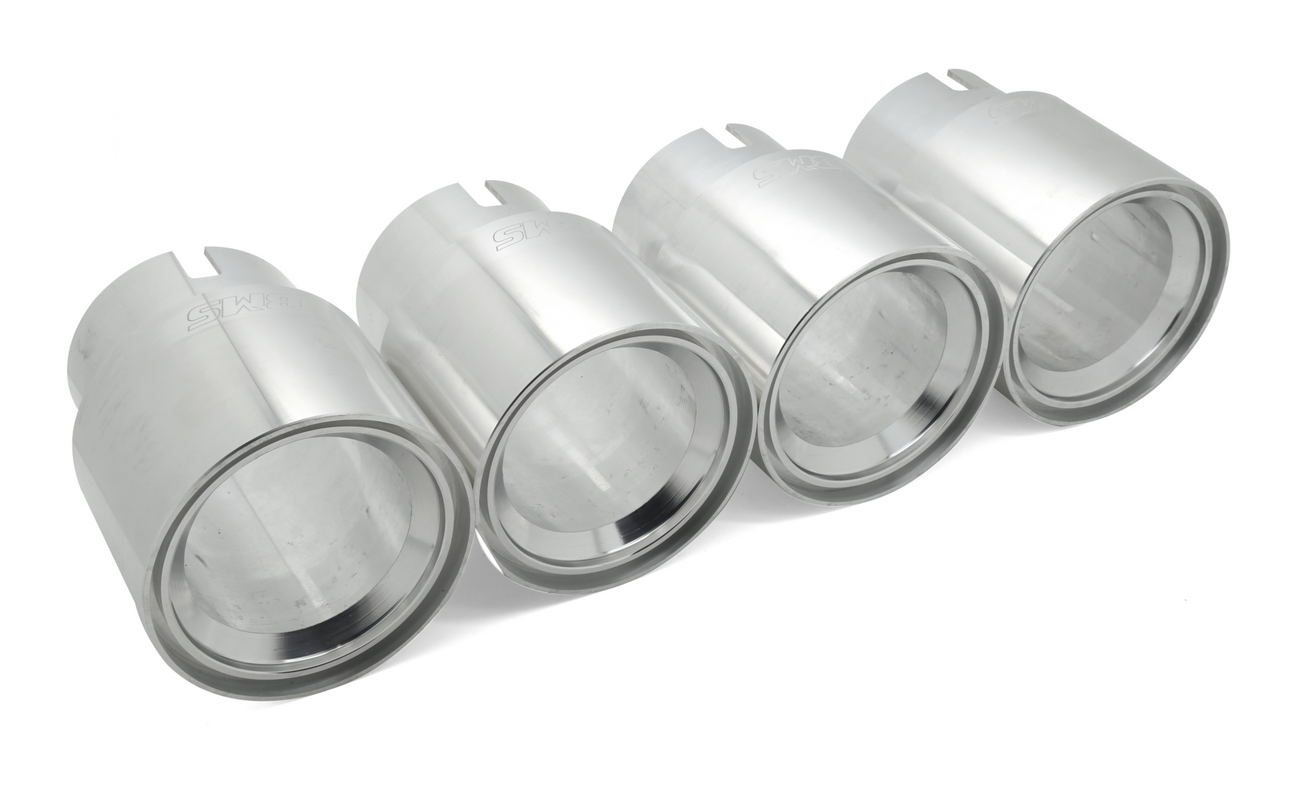 BMS Straight Cut Billet Exhaust Tips for BMW F1x M5 M6 (set of 4) – image 3