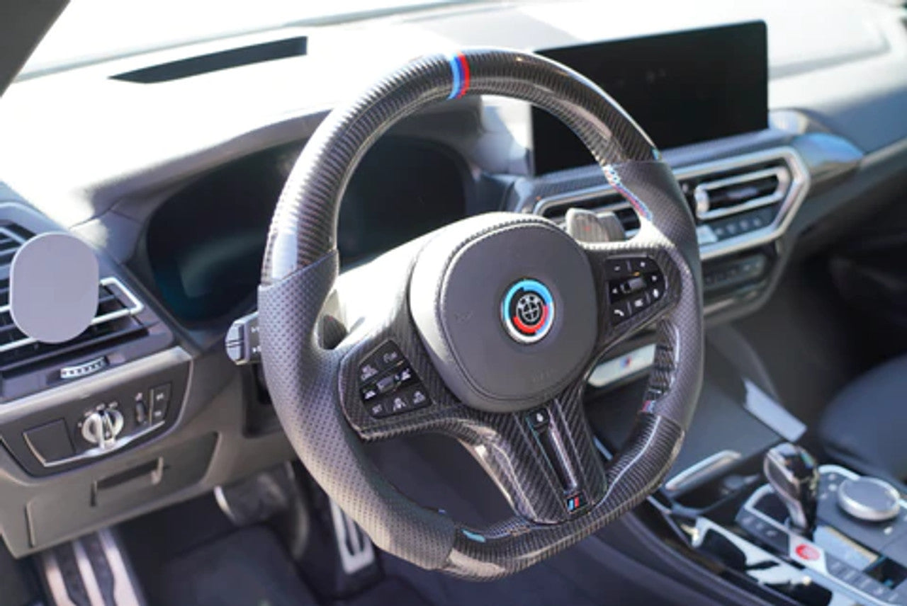Dinmann BMW G80 M3 G82 G83 M4 Carbon Fiber Custom Steering Wheel – image 3
