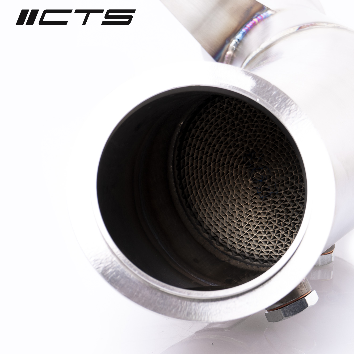 CTS TURBO 4″ HIGH-FLOW CAT BMW N55 (ELECTRIC WASTEGATE) CTS-EXH-DP-0023-CAT – image 3