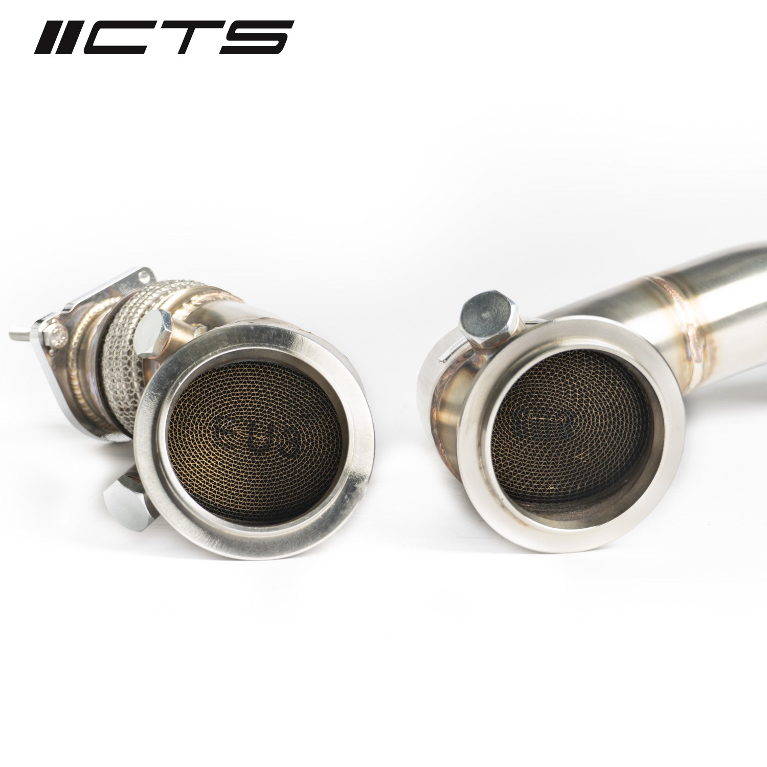 CTS TURBO 3″ STAINLESS STEEL HIGH-FLOW CATS BMW S55 F80 F82 F87 M3/M4/M2 COMPETITION CTS-EXH-DP-0025-CAT – image 3