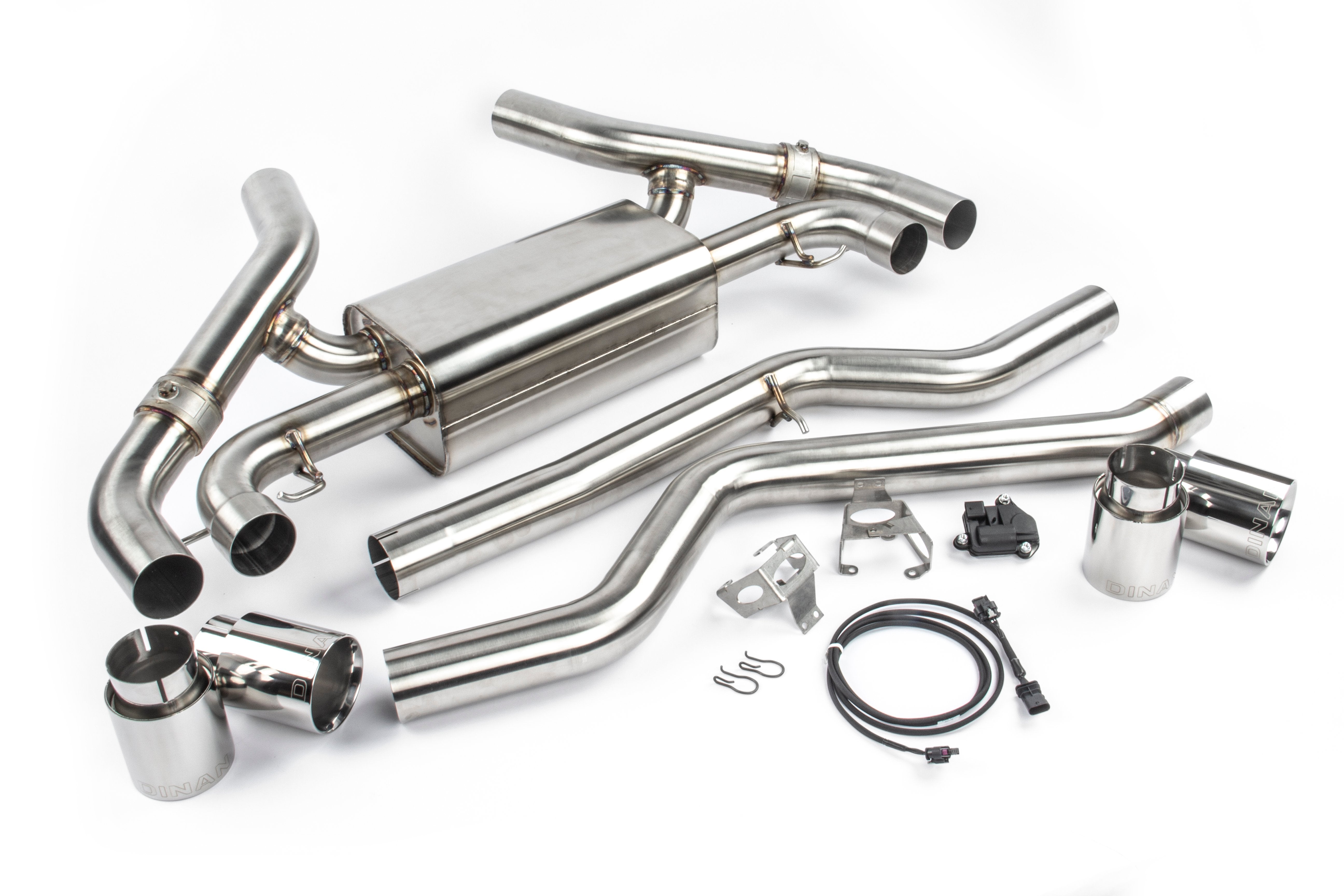 DINAN FREE FLOW AXLE-BACK EXHAUST - 2020-2024 BMW M340I/M440I D660-0085
