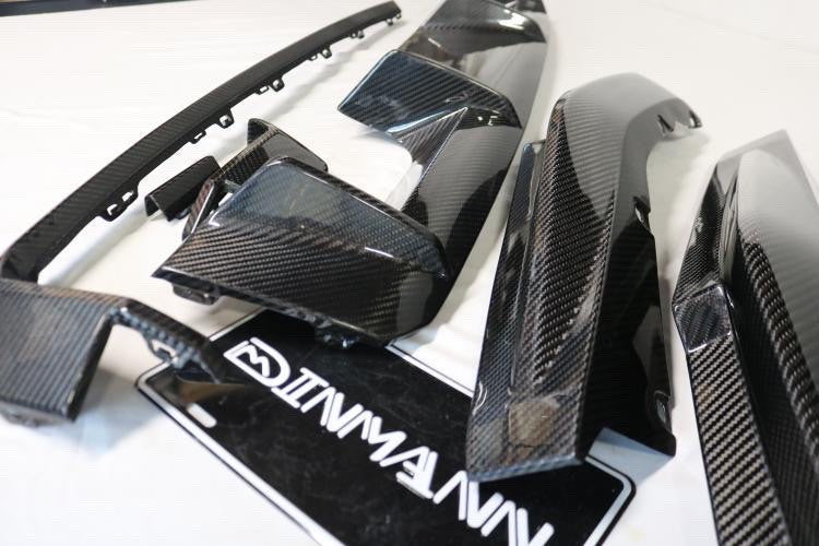 Dinmann CF BMW Performance G82 M4/G80 M3 DIFFUSER 5 PCS SYSTEM – image 4