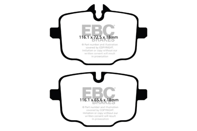 EBC 2021+ BMW M3/M4 3.0TT (G80/G82/G83) Yellowstuff Rear Brake Pads – image 2