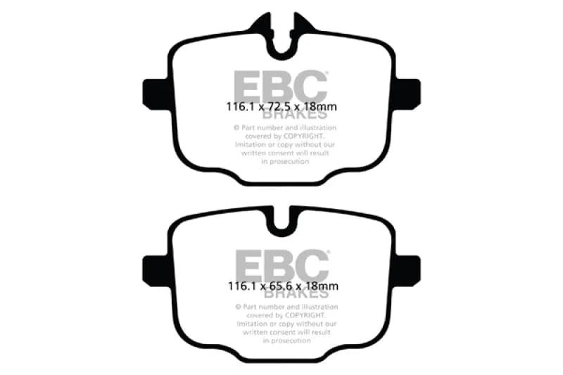 EBC 2021+ BMW M3/M4 3.0TT (G80/G82/G83) Bluestuff Rear Brake Pads – image 3