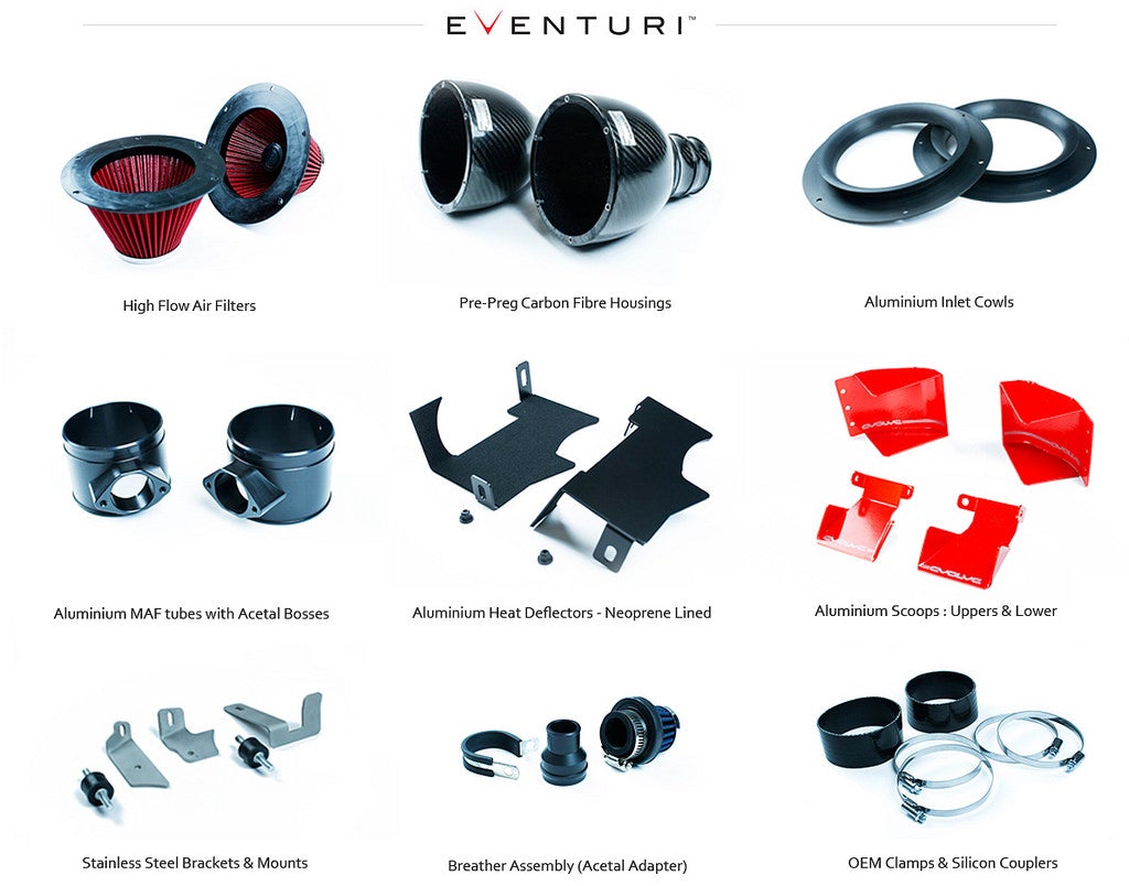 Eventuri BMW E60 M5 / E63 M6 Black Carbon Intake System EVE-E60-CF-INT – image 8