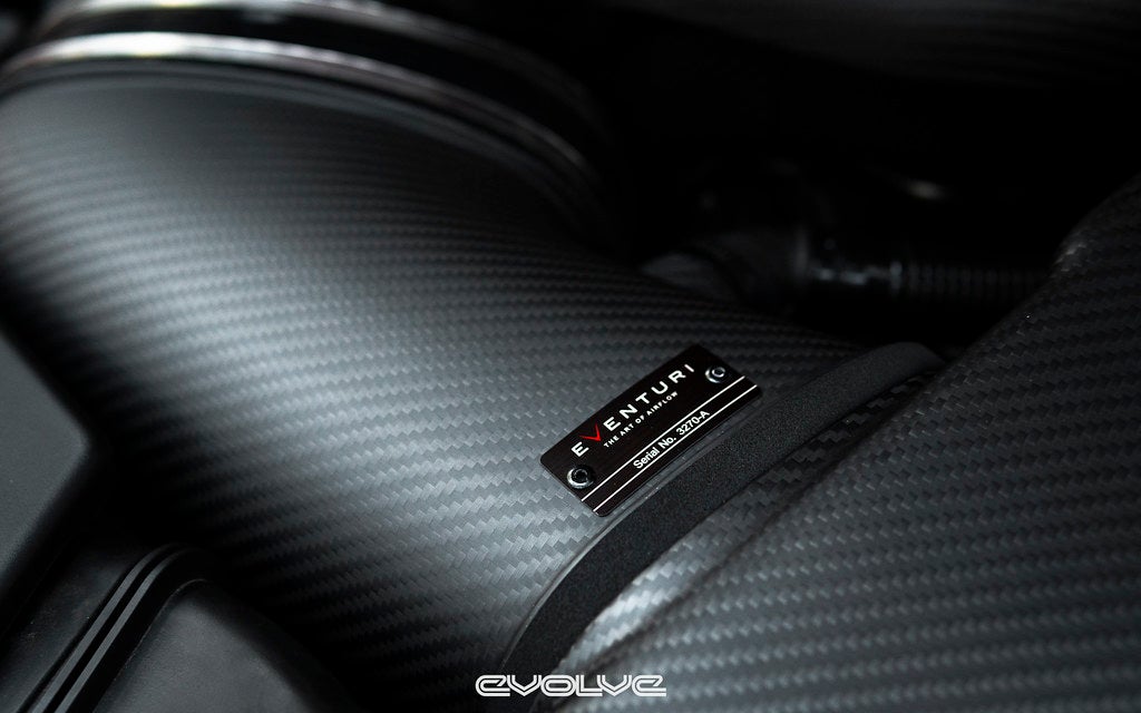 Eventuri BMW E9X M3 S65 Black Carbon Inlet Plenum EVE-E9X-CFM-PLM – image 4