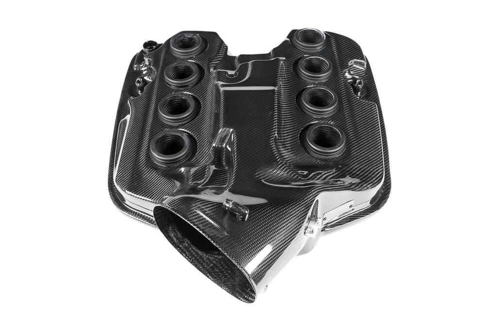 Eventuri BMW E9X M3 S65 Black Carbon Inlet Plenum EVE-E9X-CF-PLM – image 2
