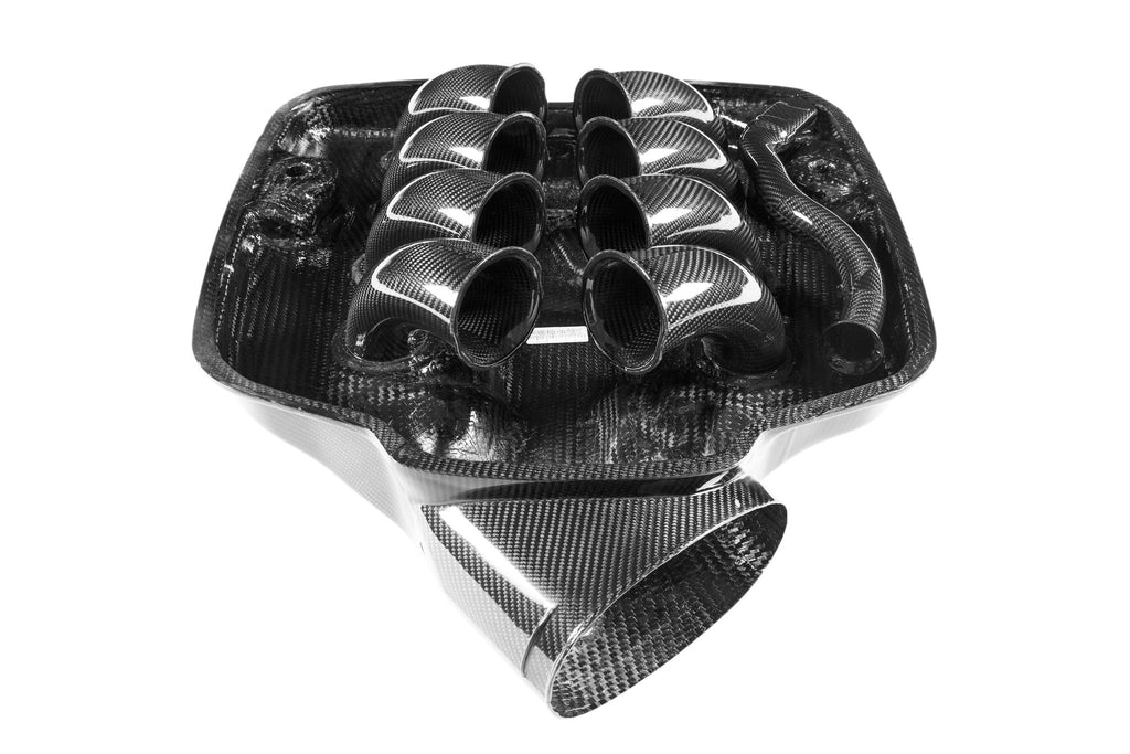 Eventuri BMW E9X M3 S65 Black Carbon Inlet Plenum EVE-E9X-CF-PLM – image 3