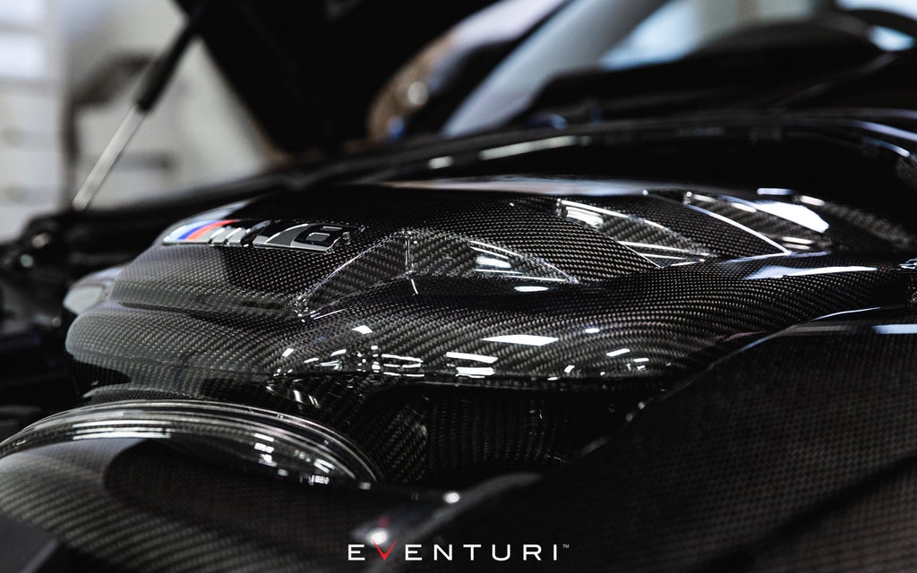 Eventuri BMW E9X M3 S65 Black Carbon Inlet Plenum EVE-E9X-CF-PLM – image 5