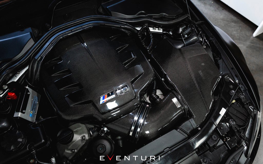 Eventuri BMW E9X M3 S65 Black Carbon Inlet Plenum EVE-E9X-CF-PLM – image 8