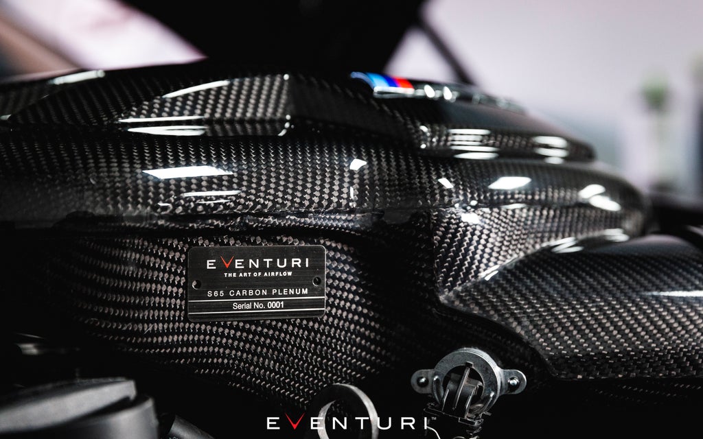 Eventuri BMW E9X M3 S65 Black Carbon Inlet Plenum EVE-E9X-CF-PLM – image 9