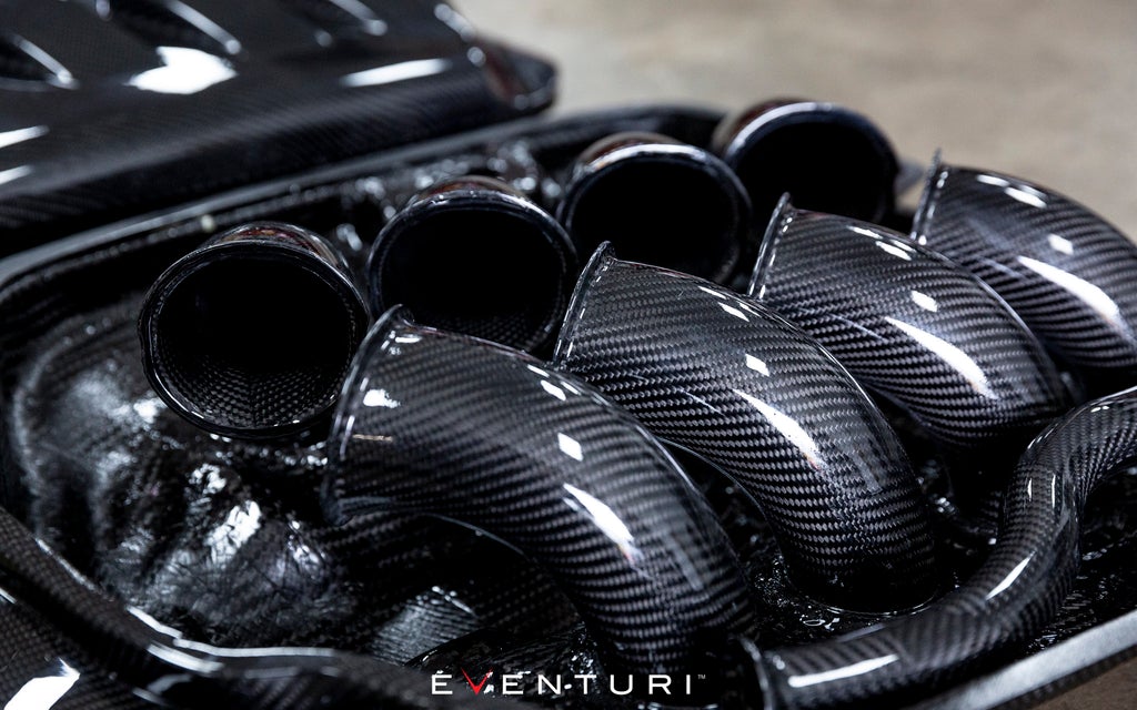 Eventuri BMW E9X M3 S65 Black Carbon Inlet Plenum EVE-E9X-CF-PLM – image 10