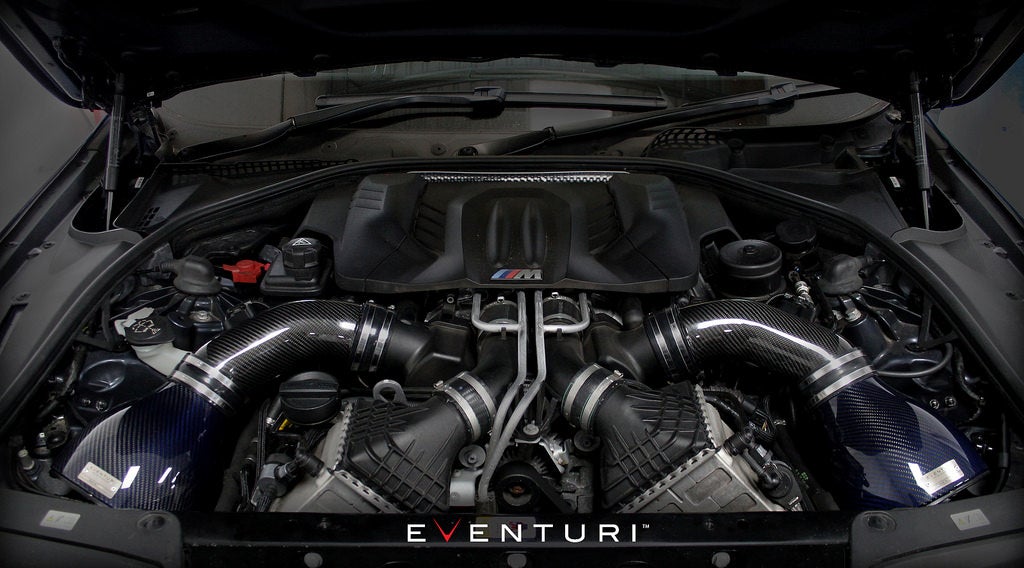 Eventuri BMW F10 M5 Colored Kevlar Intake System - Black Tubes EVE-F10M5-KV-INT – image 3