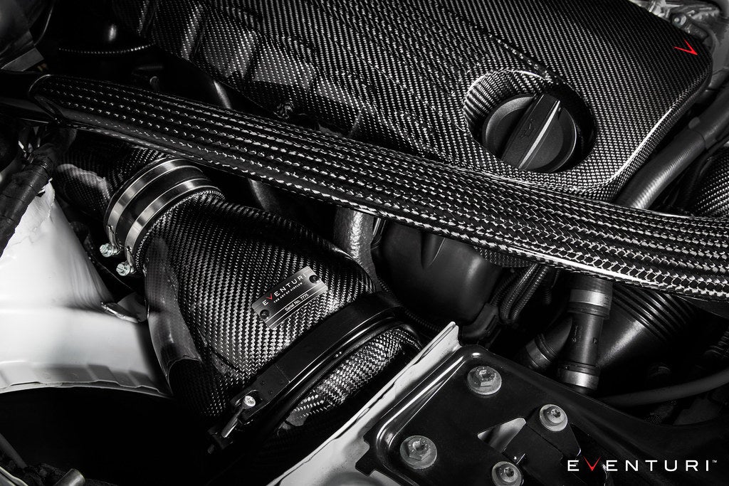 Eventuri BMW F8X M3 / M4 S55 Black Carbon / Colored Kevlar Engine Cover EVE-F8XM-KV-ENG – image 7