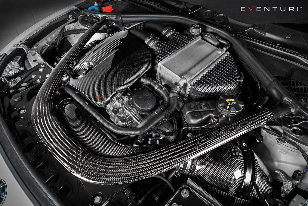 Eventuri BMW F8X M3 / M4 S55 Black Carbon / Colored Kevlar Engine Cover EVE-F8XM-KV-ENG – image 9