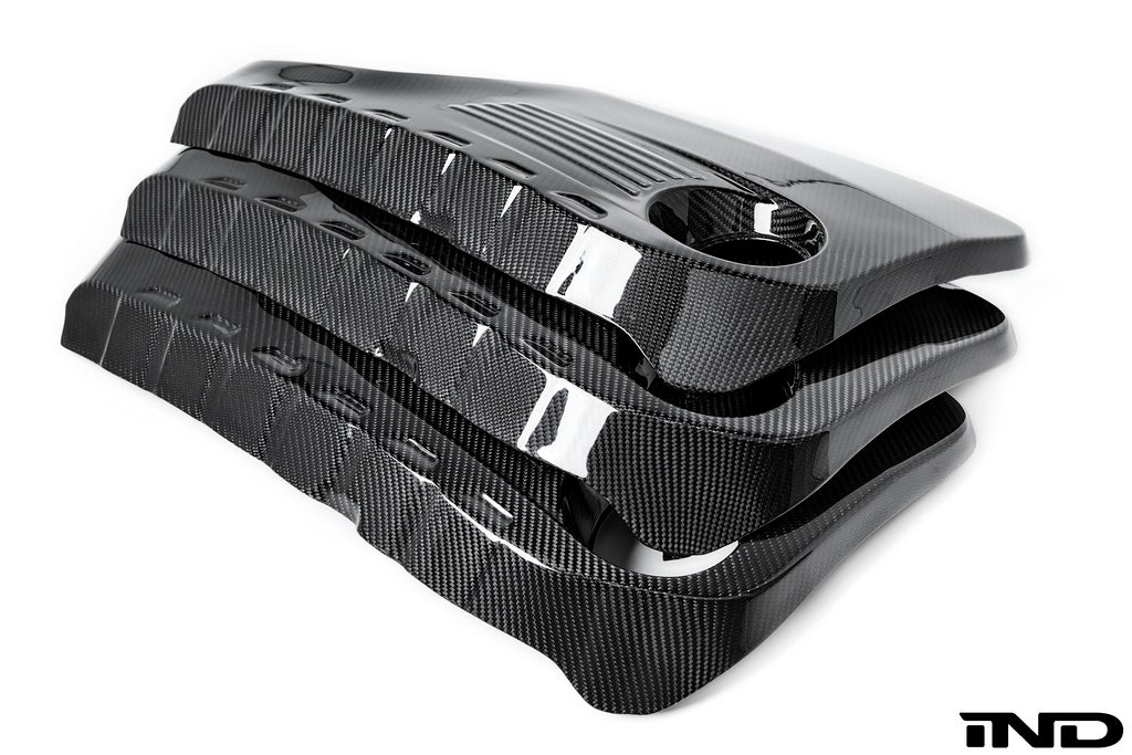 Eventuri BMW F8X M3 / M4 S55 Black Carbon / Colored Kevlar Engine Cover EVE-F8XM-KV-ENG – image 10