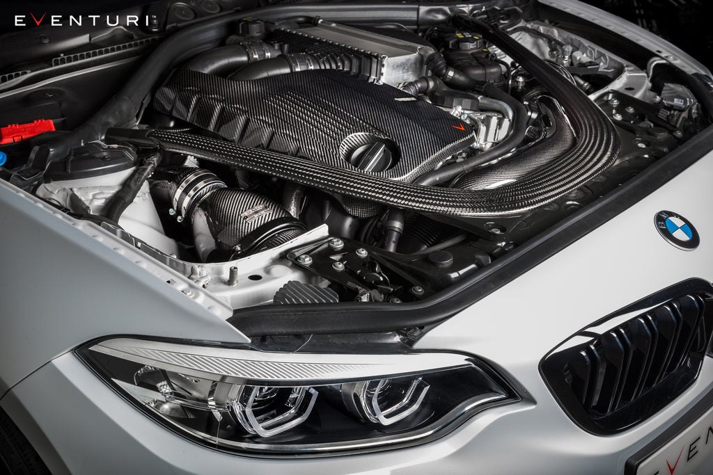 Eventuri BMW F87 M2 Competition / M2 CS S55 Black Carbon Intake System EVE-M2C-CF-INT – image 9