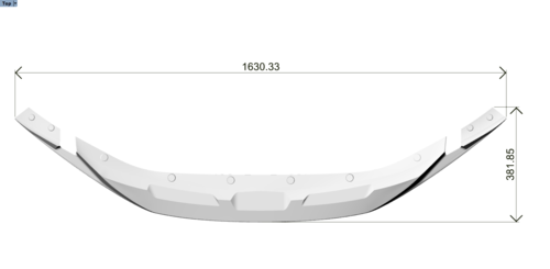 Stradale Design BMW G8x M3/M4 GTS Carbon Fiber Front lip – image 7
