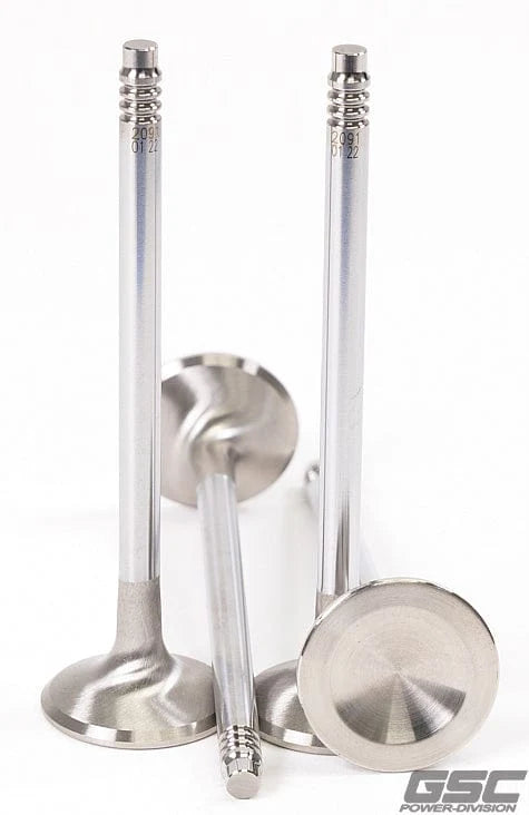 GSC P-D Toyota Supra/BMW B58 / BMW M3/M4 S58 Chrome Polished 28.5mm Head Exhaust Valve - Set of 12