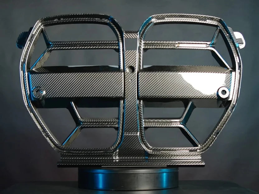 2020-2025 BMW M3 (G80) / M4 (G82 / G83) CSL Inspired Dry Carbon Full Replacement Kidney Grille – image 2