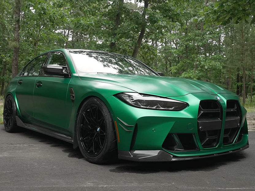 2020-2025 BMW M3 (G80) / M4 (G82 / G83) CSL Inspired Dry Carbon Full Replacement Kidney Grille – image 6