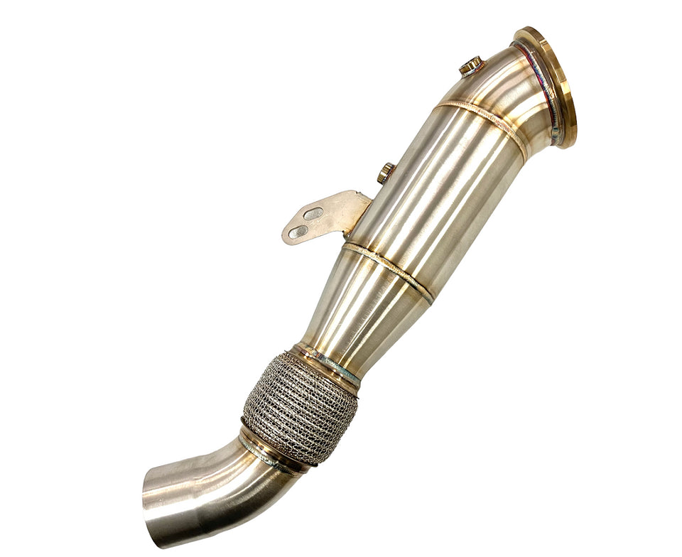 MAD B58 V2 4.5" Downpipe W/ Bracket BMW F, G Chassis & Supra MAD-007