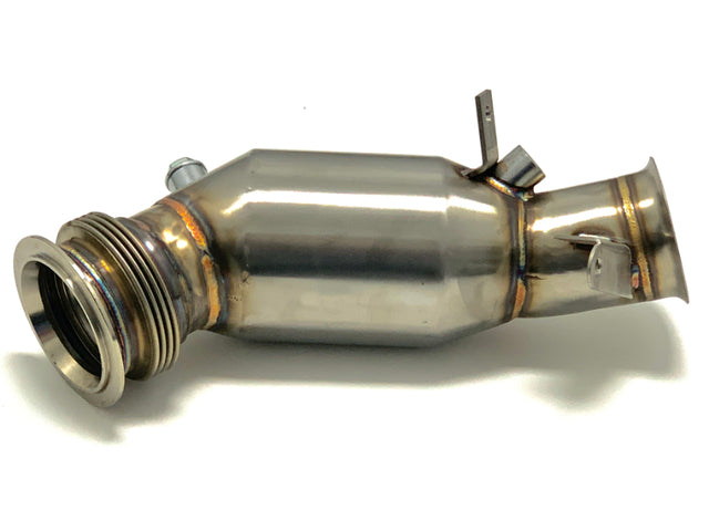 MAD N55 DOWNPIPE W/ BRACKET BMW M135 335 3.5" MAD-008 – image 2