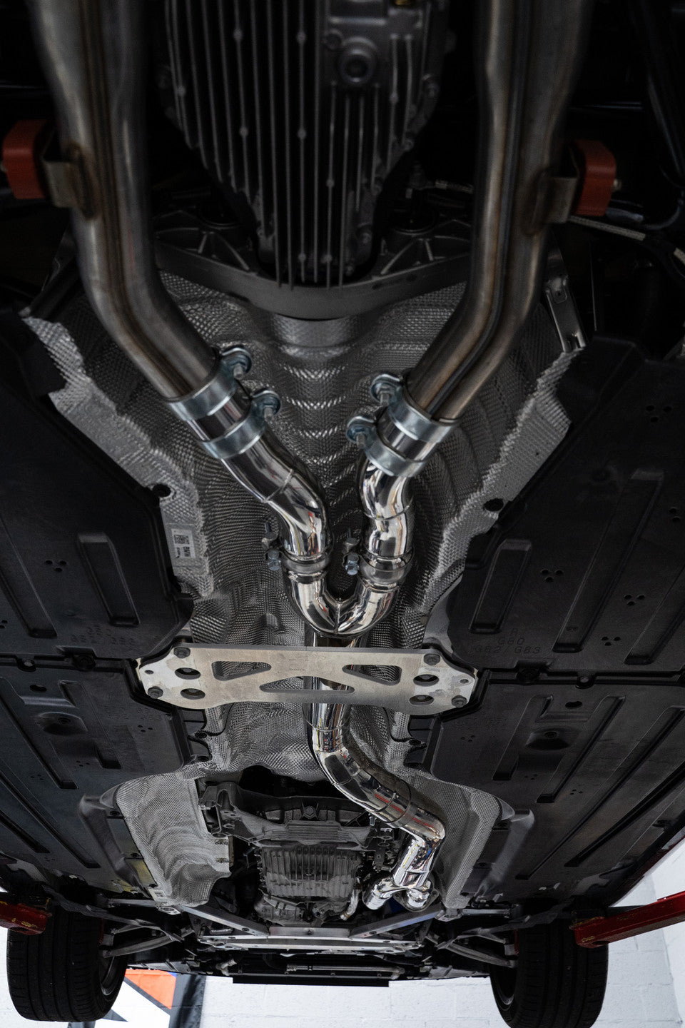 MAD BMW G8x M3 M4 S58 Single Midpipe (Brace Included) MAD-048 – image 3