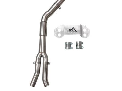 MAD BMW G8x M3 M4 S58 Resonated Single Midpipe (Brace Included) Mad-5059 MAD-059 – image 2