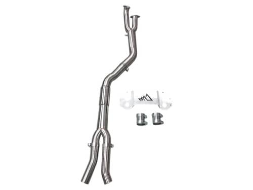 MAD BMW G8x M3 M4 S58 Resonated Single Midpipe (Brace Included) Mad-5059 MAD-059