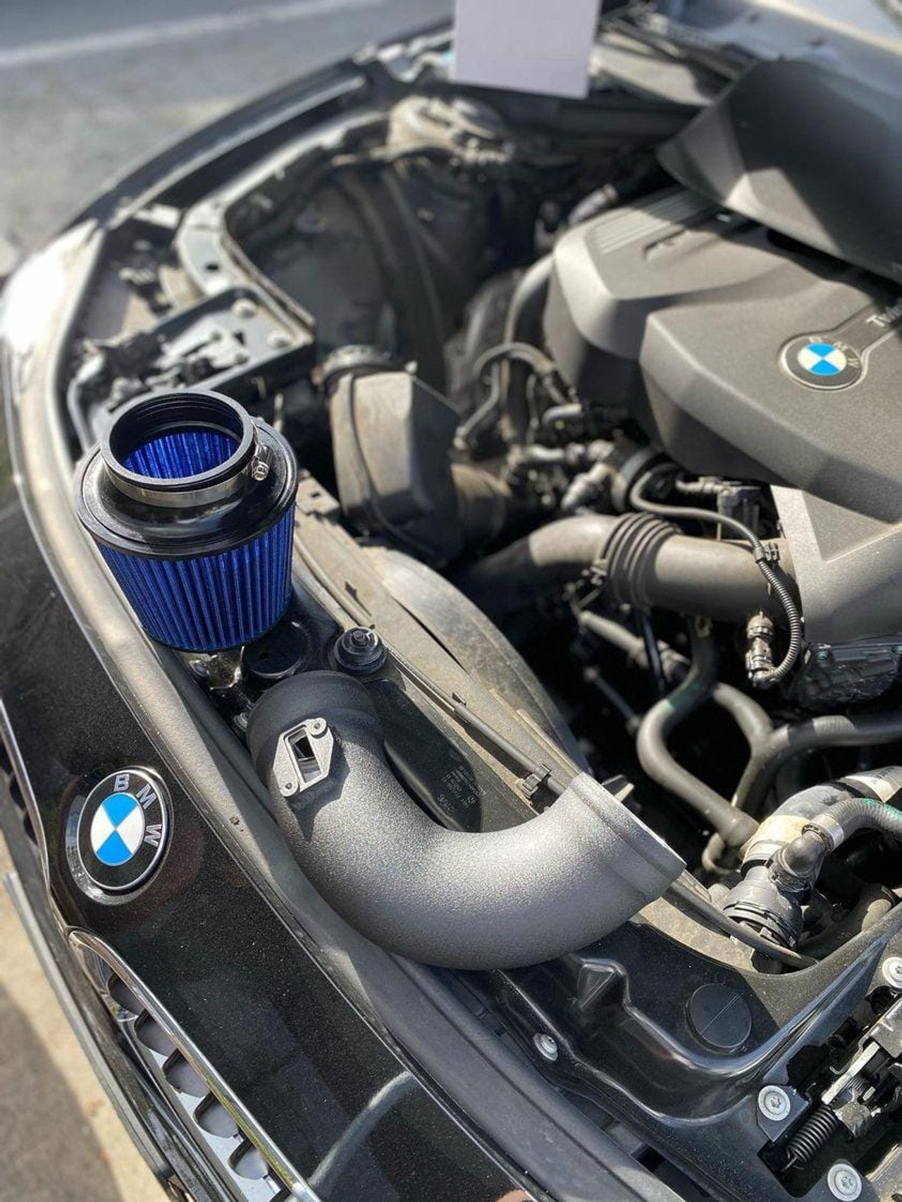 MAD BMW F3x B46 B48 230 330 430 High Flow Air Intake W/ Heat Shield MAD-061 – image 4
