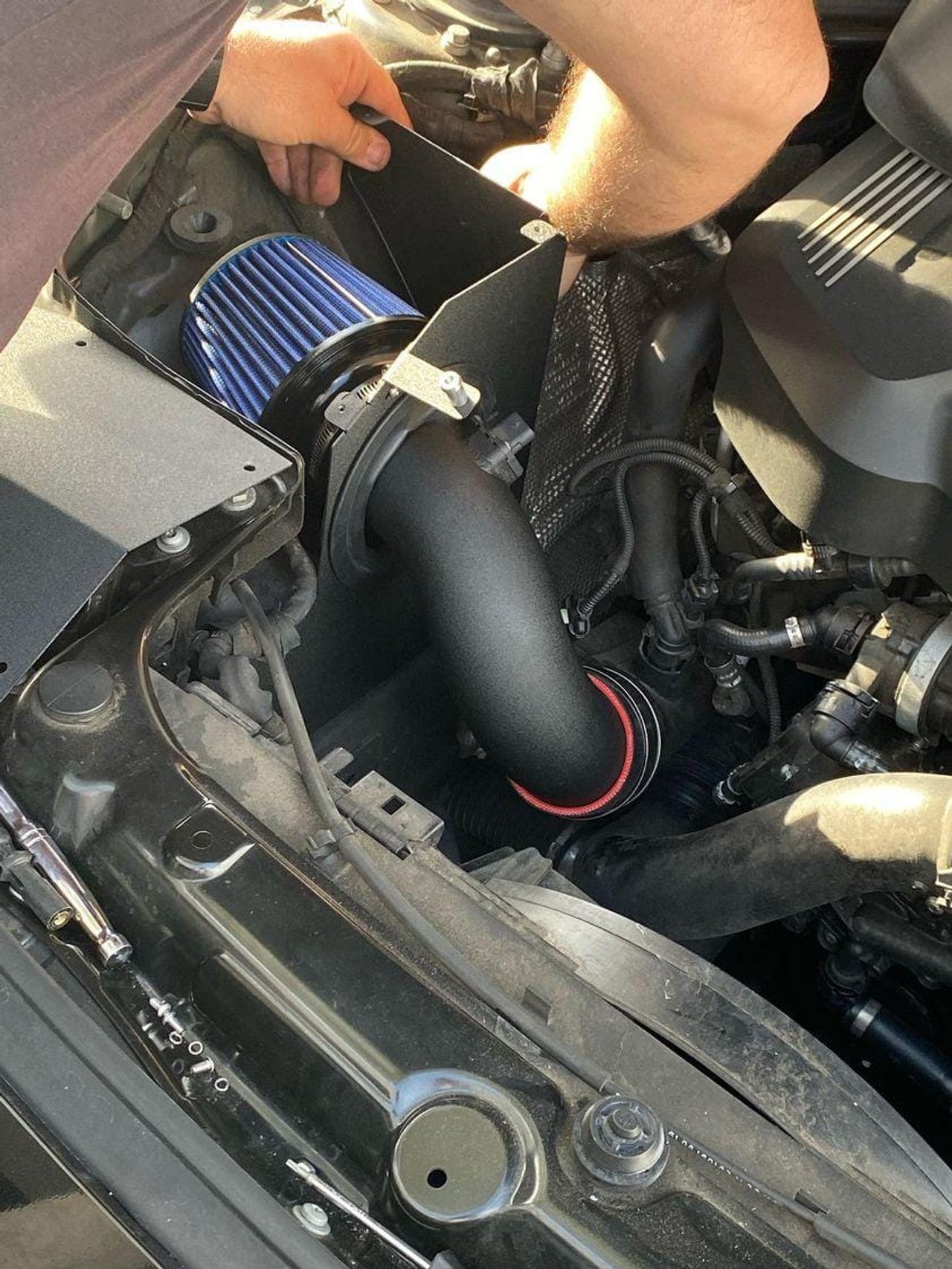 MAD BMW F3x B46 B48 230 330 430 High Flow Air Intake W/ Heat Shield MAD-061 – image 5