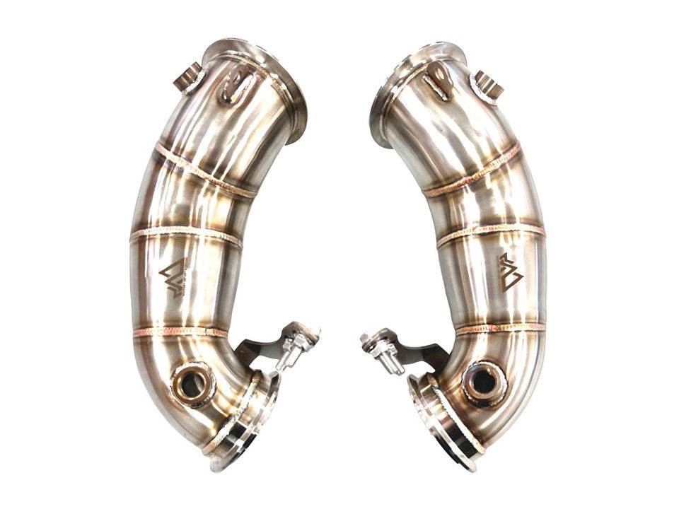 MAD BMW F90 M5 F92 M8 FATBOY Primary Downpipes S63R Mad-067