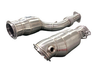 MAD BMW S58 Catted Downpipes M2 M3 M4 G87 G80 G82 G83 W/ No CEL Guarantee & Flex Section – image 2