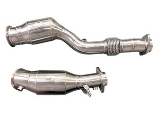 MAD BMW S58 Catted Downpipes M2 M3 M4 G87 G80 G82 G83 W/ No CEL Guarantee & Flex Section – image 3