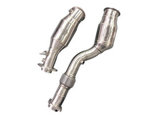 MAD BMW S58 Catted Downpipes M2 M3 M4 G87 G80 G82 G83 W/ No CEL Guarantee & Flex Section