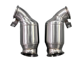 MAD BMW F9x M5 M8 Catted Downpipes W/ No CEL Guarantee – image 3