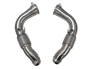MAD BMW 2024+ X5M X6M F95 LCI F96 LCI Competition S68 Primary Downpipes Catless – image 2