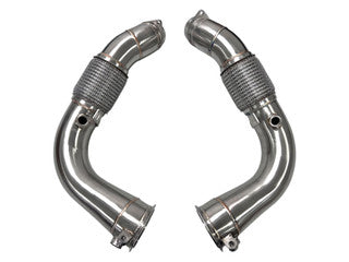 MAD BMW 2024+ X5M X6M F95 LCI F96 LCI Competition S68 Primary Downpipes Catless – image 3
