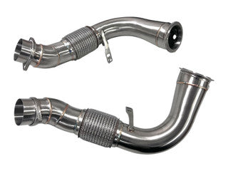 MAD BMW 2024+ X5M X6M F95 LCI F96 LCI Competition S68 Primary Downpipes Catless – image 4