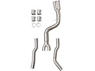 MAD BMW F87 M2C S55 Single Midpipe Resonated W/ Brace – image 4