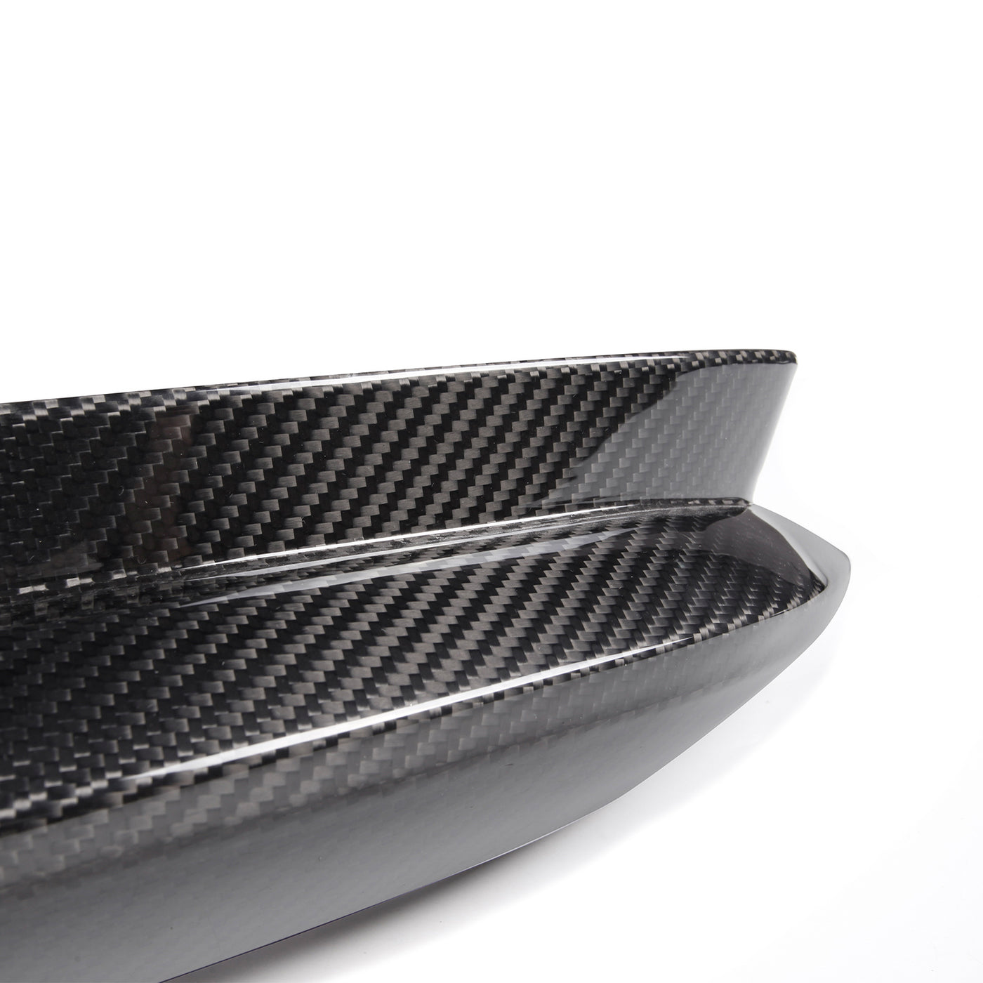 R44 MHC BMW G80 M3 OEM STYLE REAR SIDE DIFFUSER CORNER COVERS IN PRE PREG CARBON FIBRE – image 2