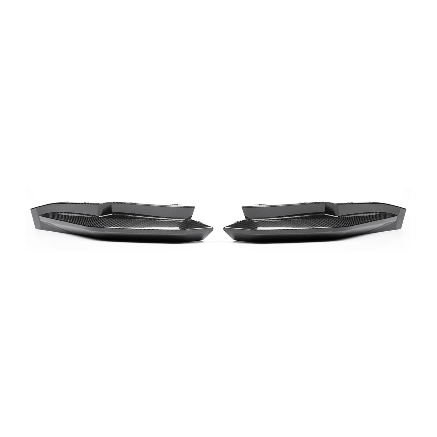 R44 MHC PLUS BMW G80 M3 OEM STYLE REAR SIDE DIFFUSER CORNER REPLACEMENTS IN PRE PREG CARBON FIBRE
