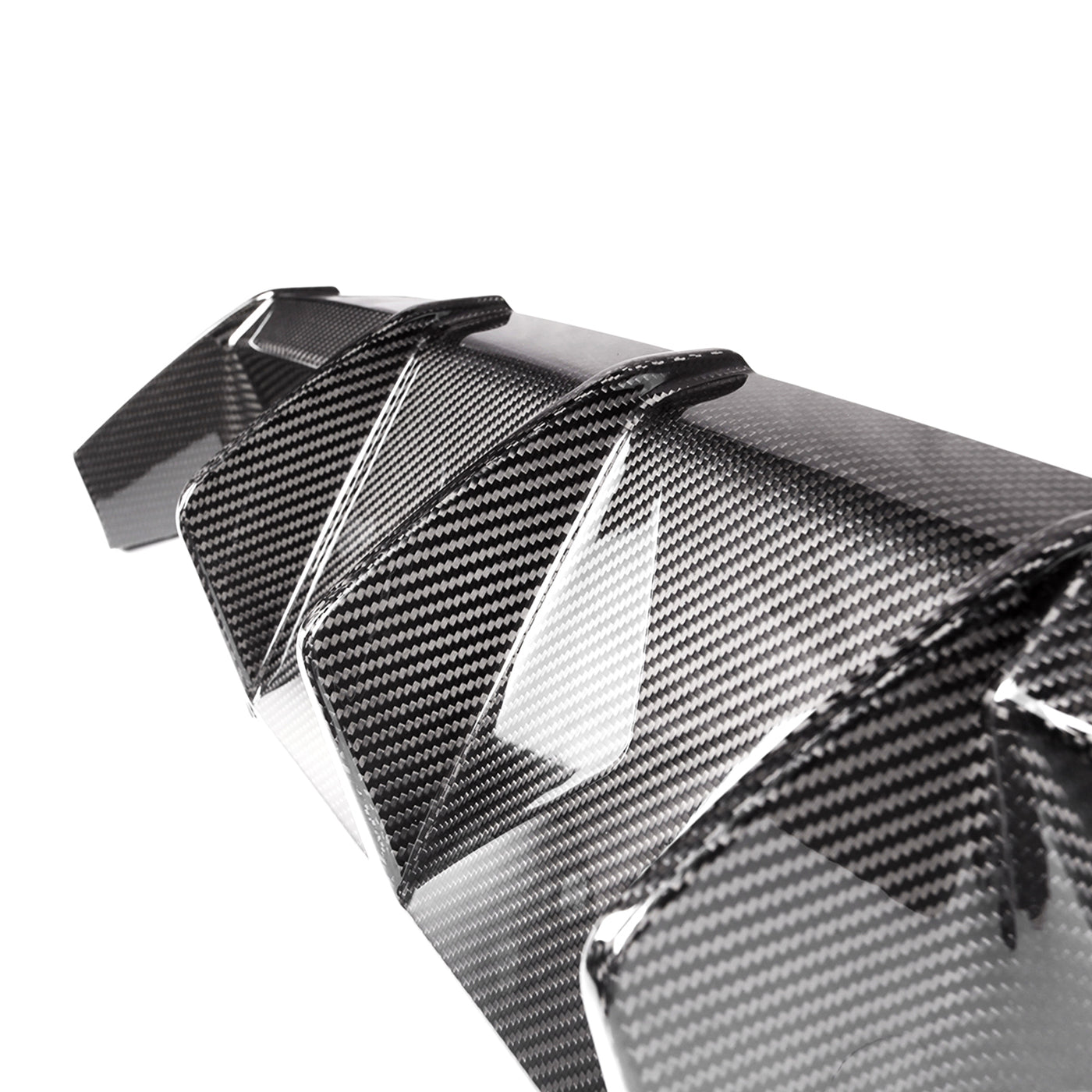 R44 MHC PLUS BMW G8X G80 M3 & G82 M4 PERFORMANCE STYLE REAR DIFFUSER IN PRE PREG CARBON FIBRE – image 4