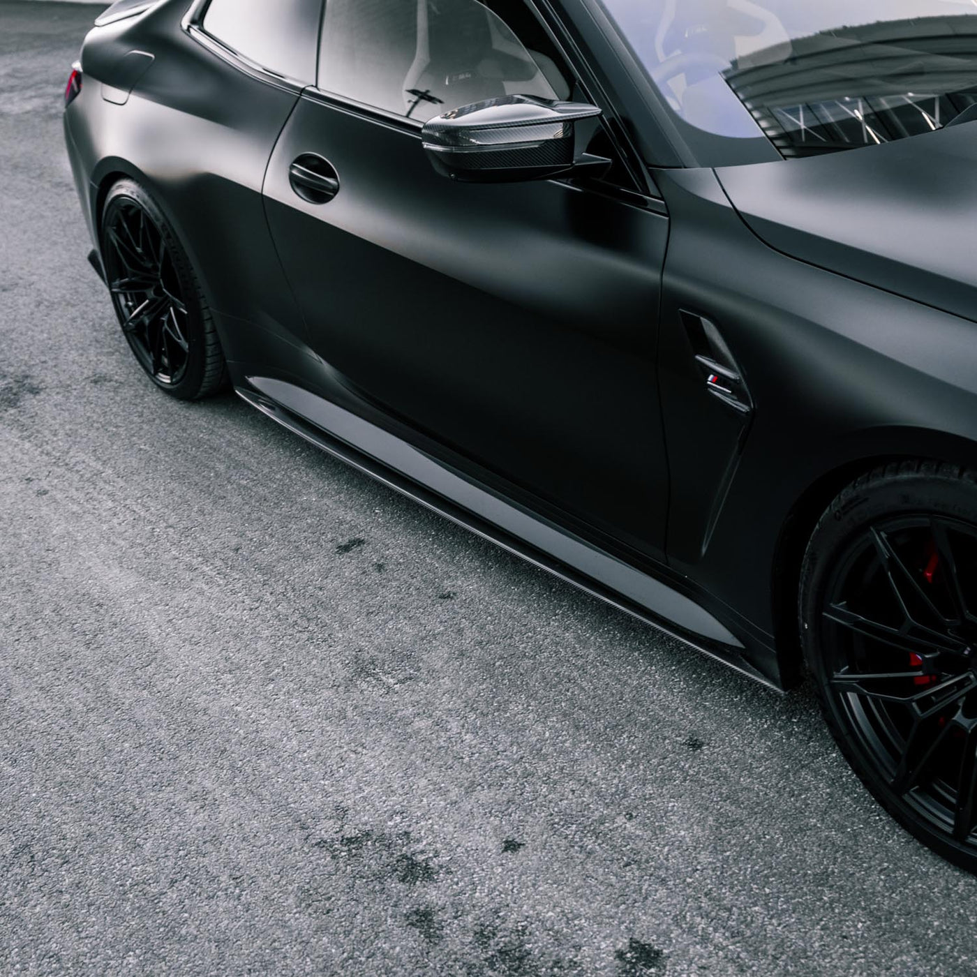 R44 Performance MHC BMW M3 M4 SK1 PRE PREG CARBON SIDE SKIRT FOR G80 & G82 – image 2